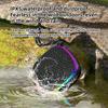 EBS-309 Mini Portable Bluetooth 5.3 Speaker With RGB Light  Outdoor Waterproof Music Box Magnetic to Steel