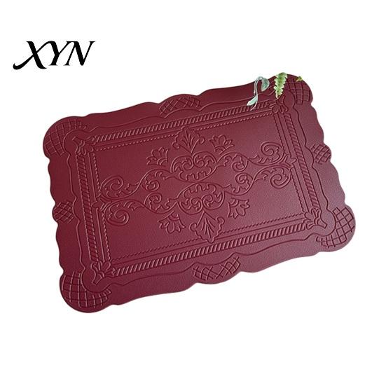 Waterproof Placemat Placemat, Heat Resistant Dinner Table Mats, Non-Slip Non-slip Embossed Decorative Kitchen for Dining Thermal Insulation
