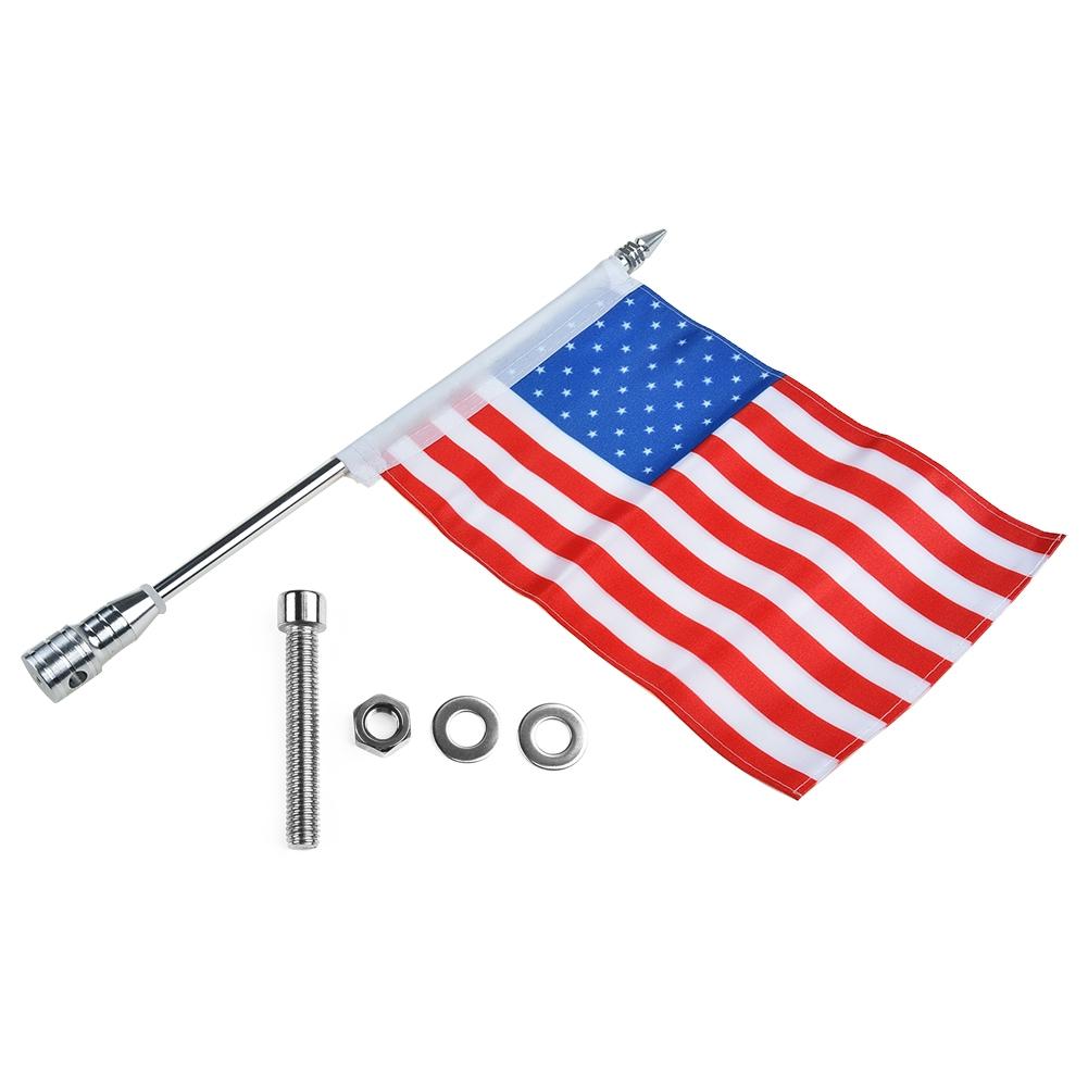 Flagpole Luggage 475268 Polyester Galvanized Steel Rack Mount For Honda