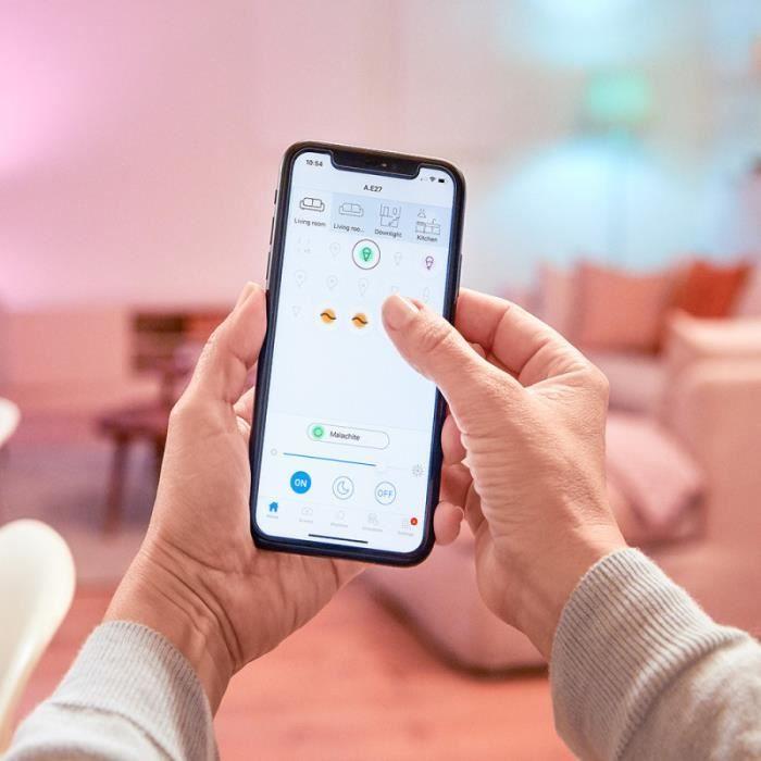 Ampoule Led Standard E27 8w 2.700k-6.500k 806lm Wifi Philips Wiz