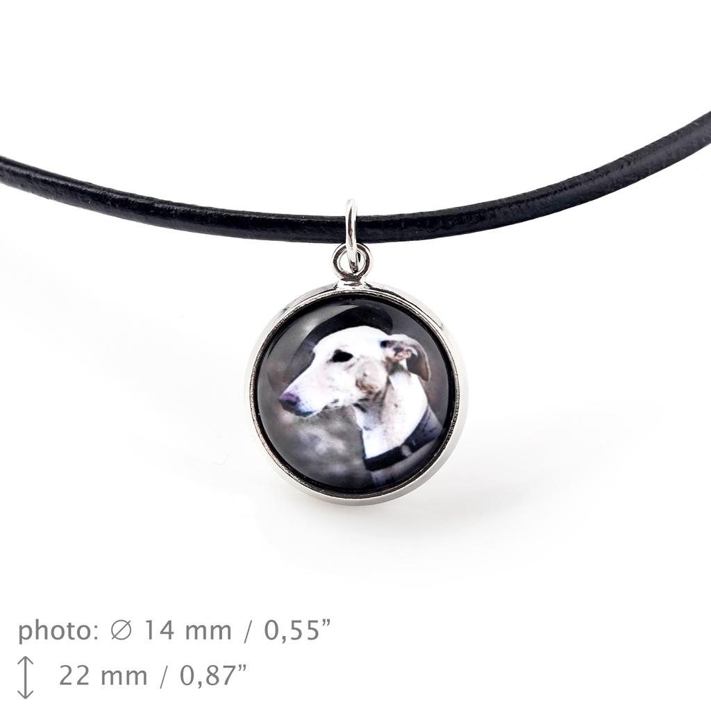 Greyhound, English Greyhound – Necklace in a box, elegant decoration | Art-Dog
