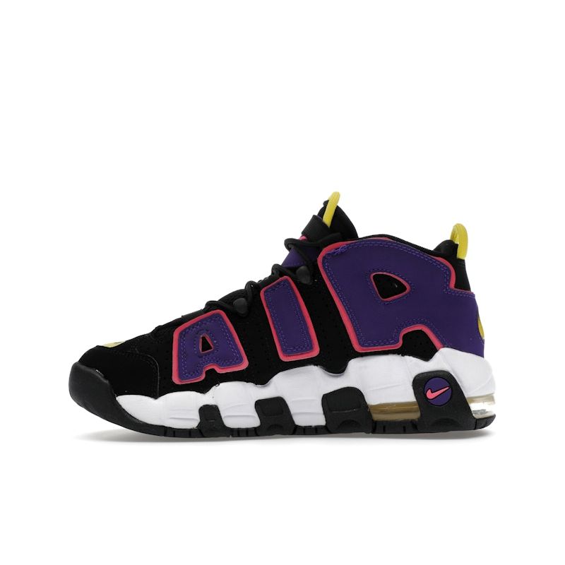 Nike Air More Uptempo GS Court Purple Kids Sneakers Black Hyper-Pink Multi-Color DZ5278-001