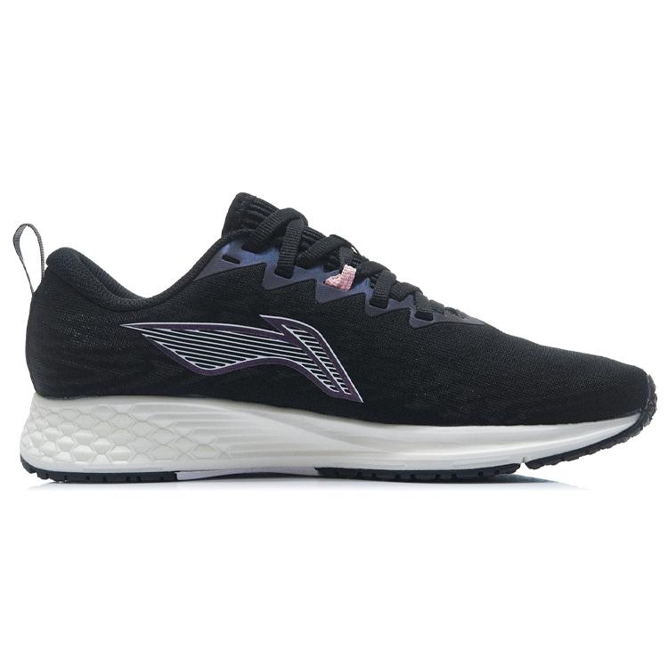 New LiNing Red Hare 4 Low Top Running Shoes Women's Black White ARMR004-5
