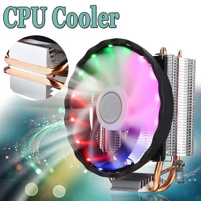 Leiser, gekühlter Lüfterkern, LED-CPU-Kühler, Lüfter, Kühlkörper, 4-poliger CPU-Kühler für Intel-Sockel LGA 1156/1155/775 für AMD