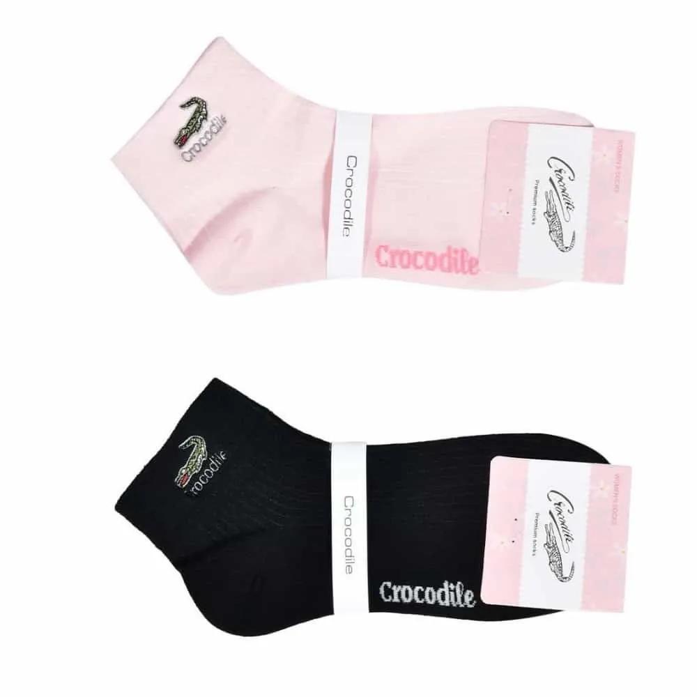 Crocodile ladies ankle socks mom socks women s fashion socks women s ankle socks 23~25cm Random Shipping (5 Pairs)