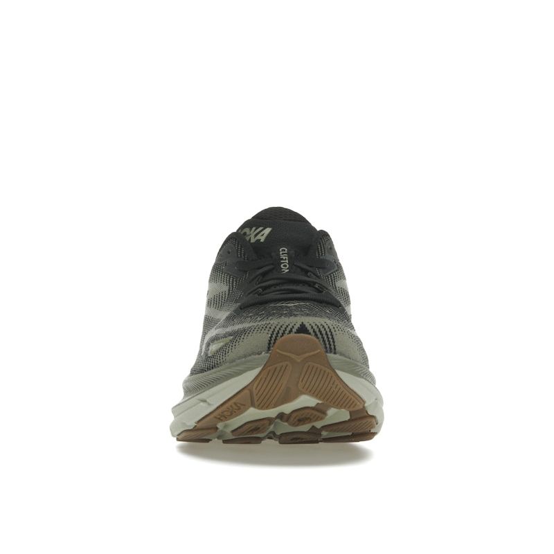 HOKA Clifton 9 Black Slate Men Sneakers Green 1127895-BLCKS