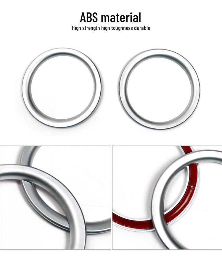 21 New Tesla Model Y Door Speaker Ring Sticker - Audio Frame Decoration & Modification Accessory