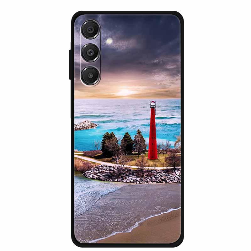 For SAMSUNG GALAXY A37 A57 5G Case Original Soft Silicone TPU Phone Cases Cover Samsung A57 A37 5G Fashion Protector Planet Capa