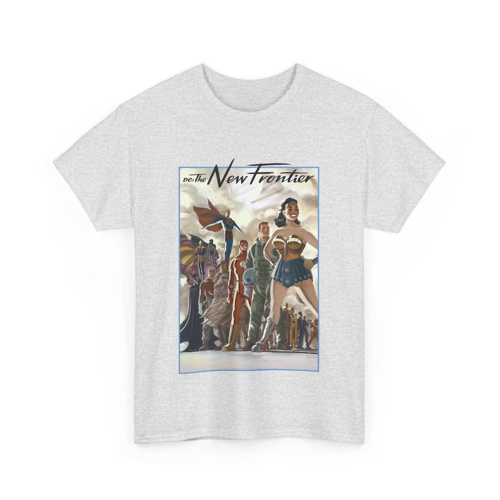 

DC: The New Frontier T-Shirt Mens Womens Tees Top - Superman, Wonder Woman, Flash - Darwyn Cooke Art 4XL