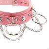 Leather Choker Gothic Punk Necklace, Cord Collar