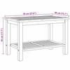Coffee Table with Storage Brown 70 X 40 X 45 Cm Solid Teak Wood