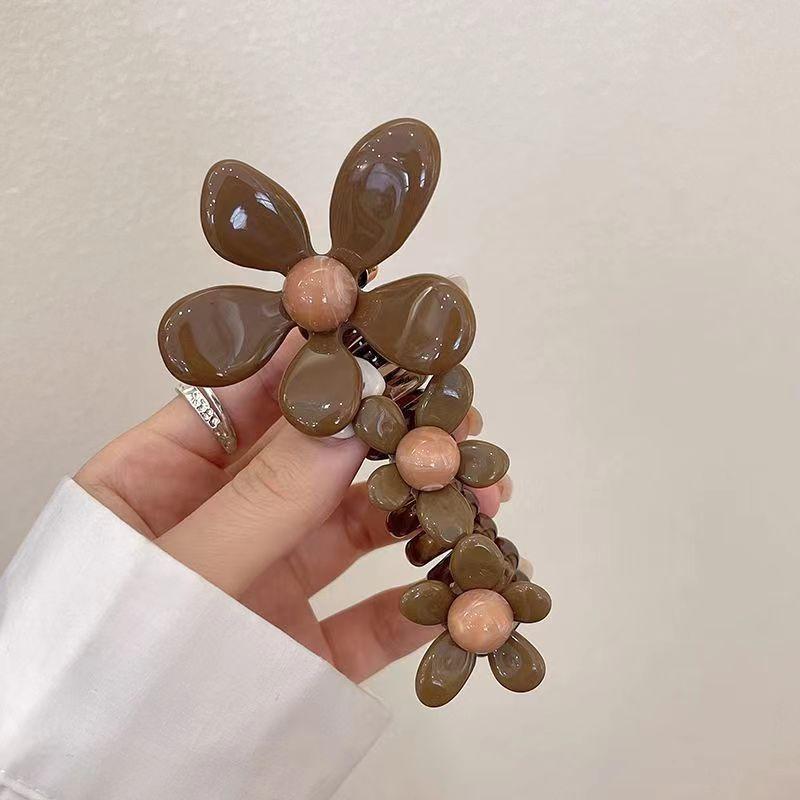 

1pc Pearl Flower Bubble Braid Phone Line Hairband Head Rope Female New High end Ins StraightBraid Artifact Hair Accessories New