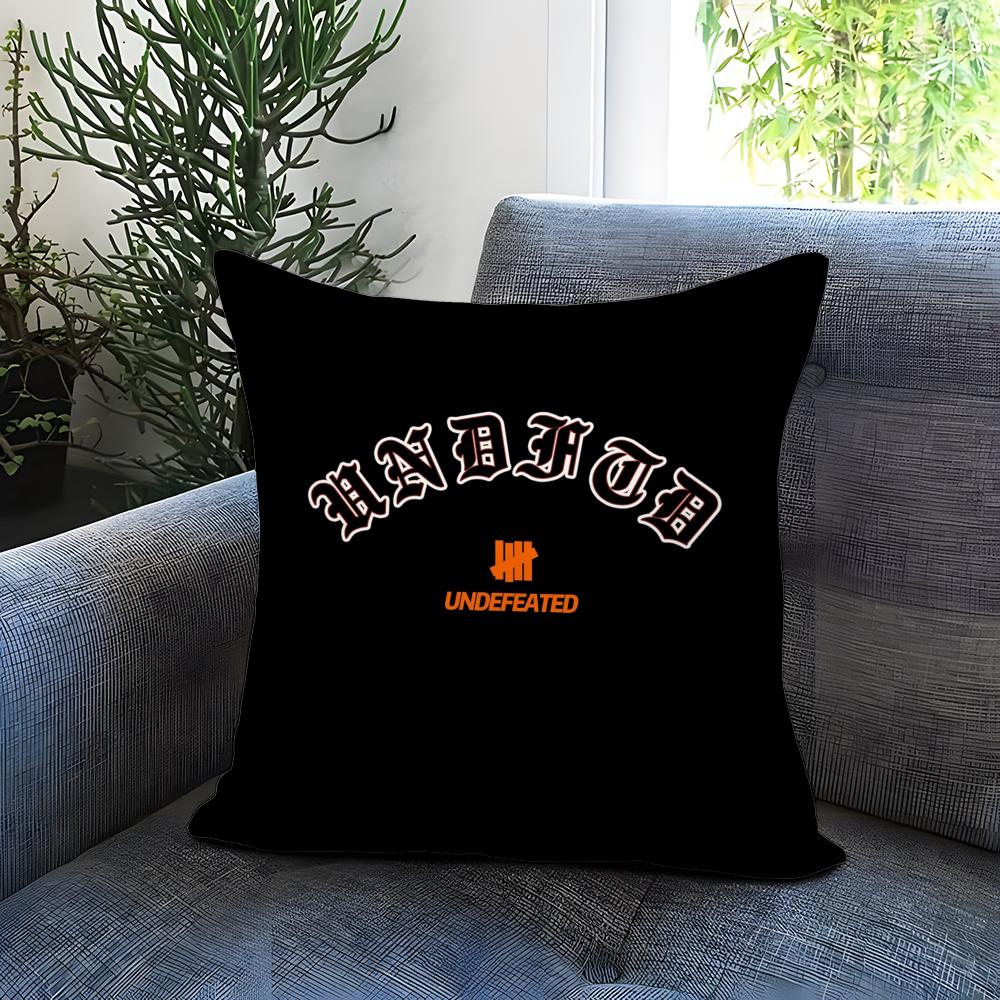 U-Undefeated Trend Cushion Cover Comfortable Reversible Pillow Cover Ideal for Car Sofa Bedroom & Beyond