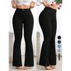 Womens High Waist Stretch Flared Jeans Slim Fit Bootcut Denim Pants Office Casual Wear