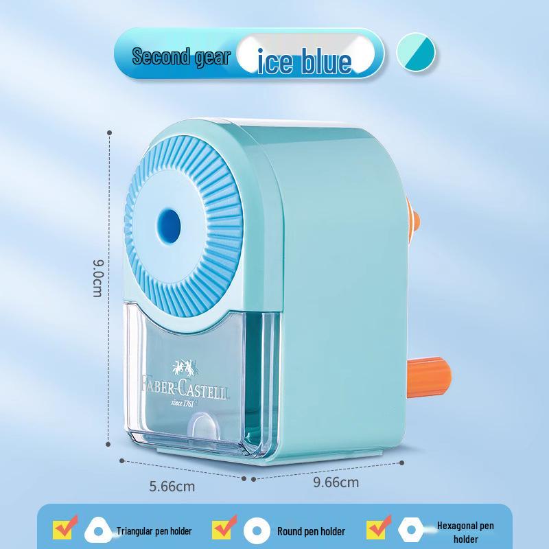 Mini Afiador Manual Faber-Castell para Crianças - Portátil e Simples para Uso Escolar