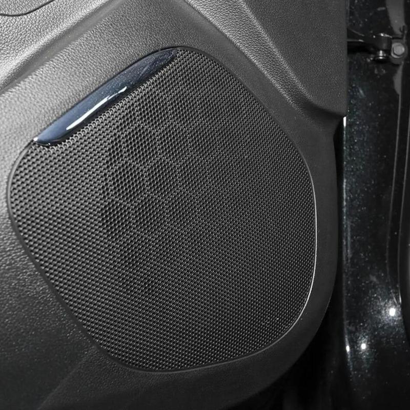For Chevrolet Cruze Sedan 2017 2018    Car Door Audio Speak Sound Cover Ring Circle Lamp Trim Moulding