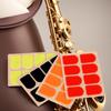 4 Sheet Thick Sax and Clarinet Mouthpiece Pads Soprano Sax Mouthpiece Patches Silicone Strong Adhesive Mouthpiece Pad