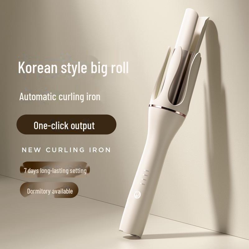 Dual-Use Automatic Hair Straightener & Curler with Wet/Dry Four-Temperature Settings 
