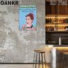 Vintage Coffee Metal Tin Sign Drink Coffee Art Poster Retro Metal Signs for Man Cave Farm Bar Garden Home Wall Decor Plaque