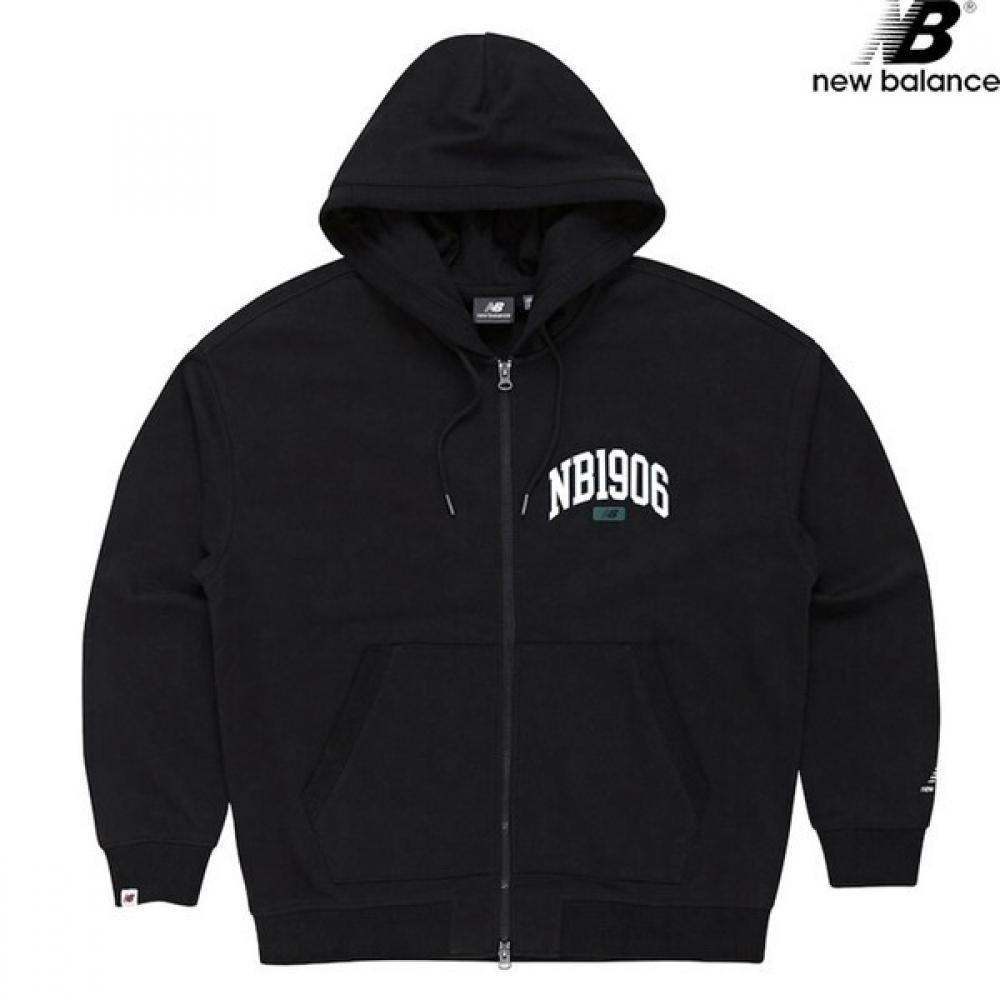 

New Balance Club Nbmdd23123 Bk Nb1906 Graphic Hoodie Zip Up Unisex 105