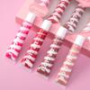 4pcs Colored water light fine flash pearlescent lip gloss set foreign trade hose moisturizing nude lip balm lip glaze