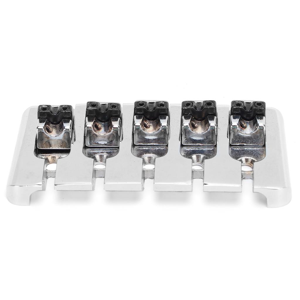 5 String Bass Bridge Metal Guitar Hard Tail Saddle Replacement Parts Music Accessories