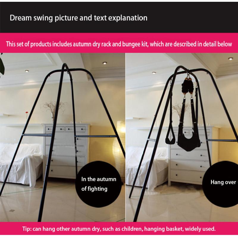Multi-functional make love sex swing frame husband and wife swing hammock indoor bed passion products sm position sling