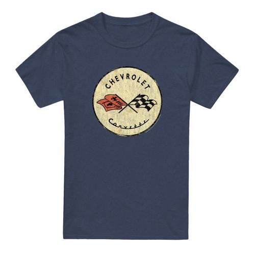 Chevrolet Unisex Adult Old Vette Heather T-Shirt