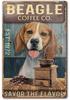 Beagle Dog Metal Tin Sign Please Sit Yourself The Best Sit In The House Printing Poster Bathroom Home Art Wall Decoration Pla