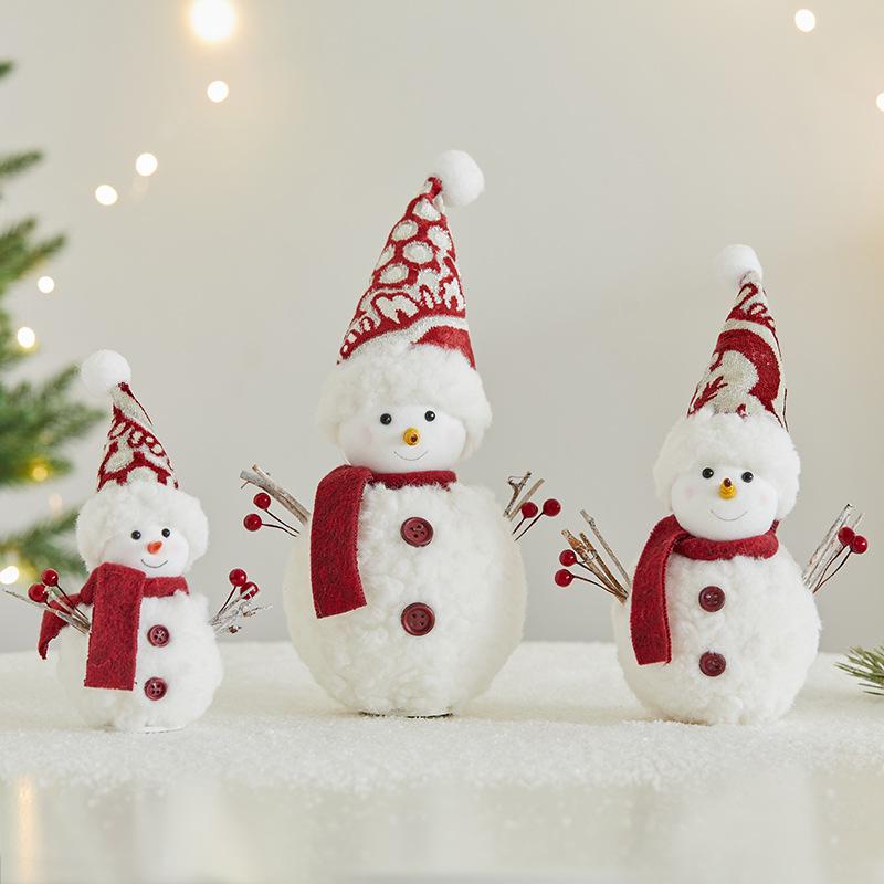 Christmas Snowman Foam Ornament for Home & Store Decoration
