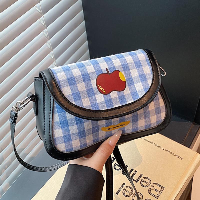 Нишевая женская сумка, сумка подмышку на одно плечо, ручная нишевая женская сумка, маленькая квадратная сумка чёрный