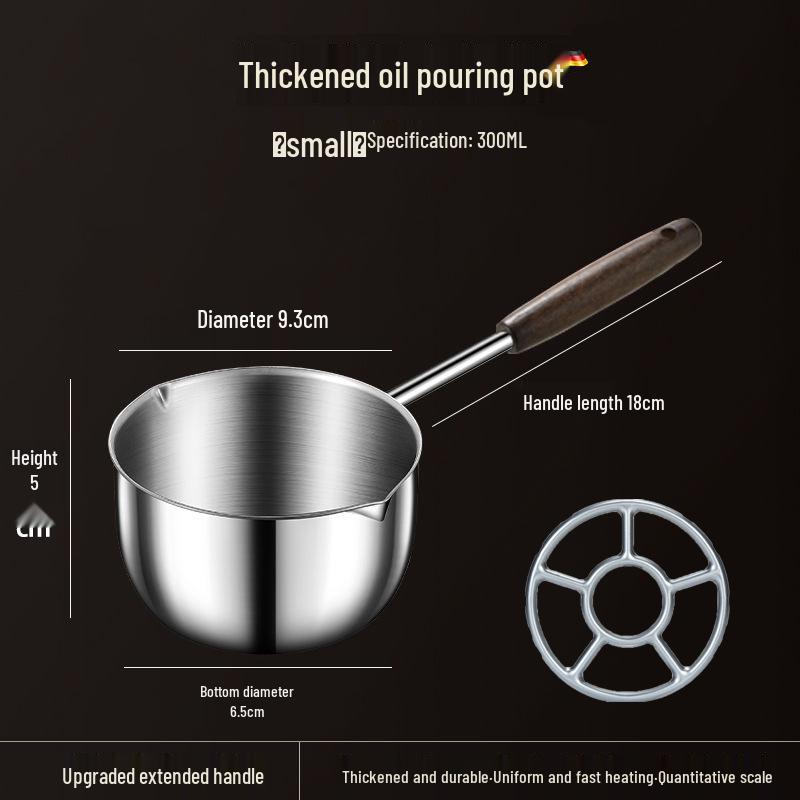 Stainless Steel Multi-functional Oil Splatter Pot for Home Use
