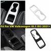 Center Control Gear Shifter Box Water Cup Holder Frame Cover Trims Decoration Accessories For VW Volkswagen ID.3 ID3 - 2024