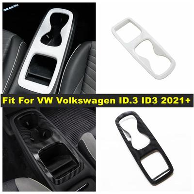 Center Control Gear Shifter Box Water Cup Holder Frame Cover Trims Decoration Accessories For VW Volkswagen ID.3 ID3  - 2024