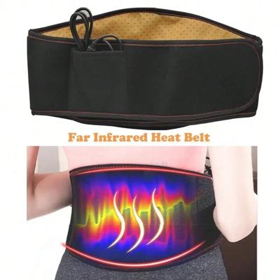 USB Elektrischer Tropengürtel für Frauen und Männer, Beheizte Taillenstützgurte, Warme Samt-Thermopad
