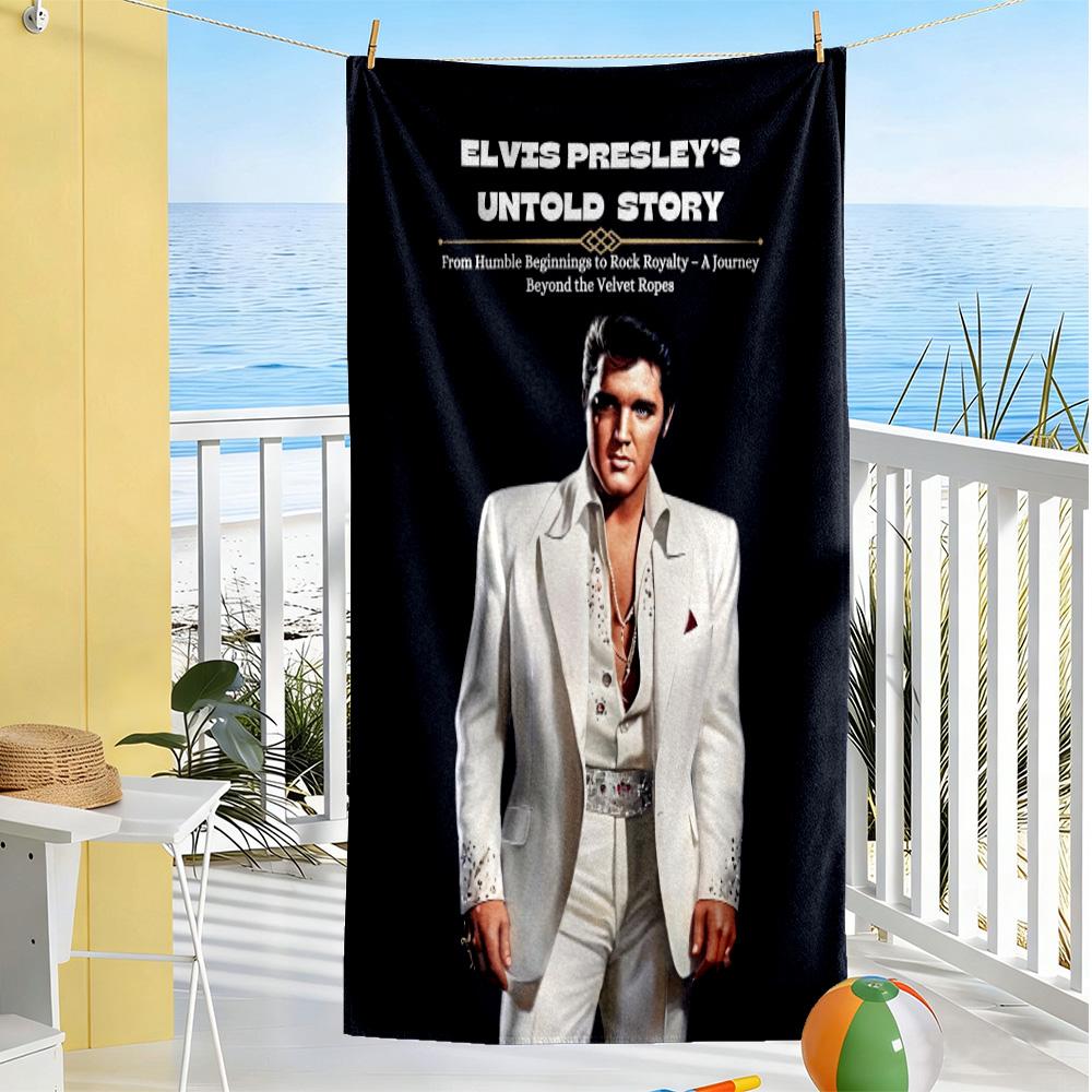 Epic Elvis Performance Beach Towel High Absorbency & Quick-Dry Comfortable Lightweight