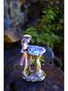 Outdoor Garden Fairy Angel Resin Solar Light Ornament
