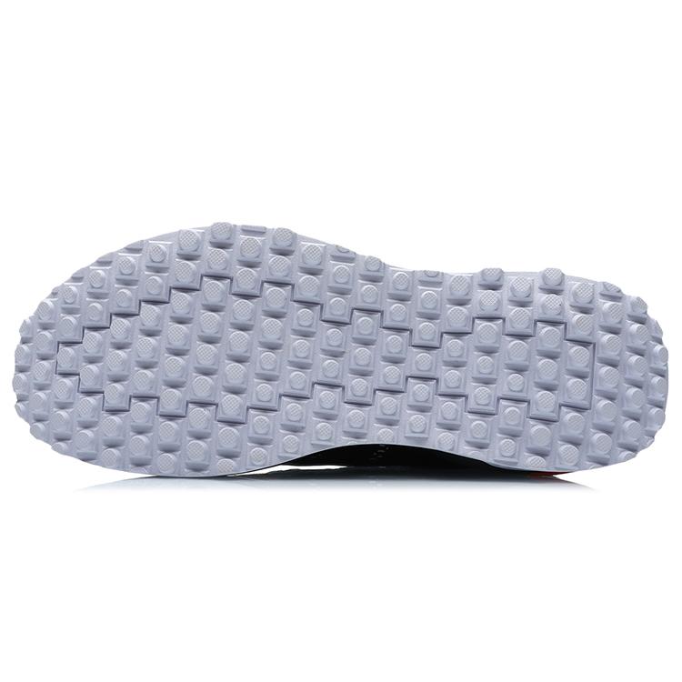 Li Ning Abrasion Resistant Thermal Low top Running Shoes Unisex Blue Apricot Black AGLR011-3