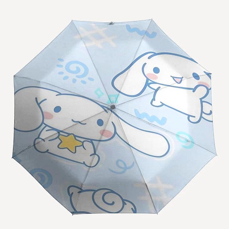 

1pc Cinnamoroll umbrella automatic open/close, 8-Rib Durable Frame, Compact Folding Design, Ideal Birthday/Holiday Gift e1115A