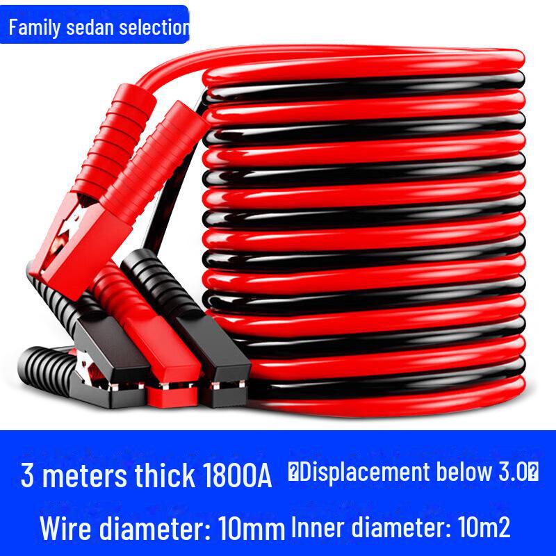 Fully Enclosed Pure Copper Car Battery Emergency Power Line Set