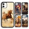 Brauner Paints Horse Hengst weiche Handyhülle Abdeckung Für iPhone 17 Air 16 15 14 plus 12 13 pro max coque Fundas