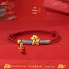 Red String Zodiac Horse Bracelet - Handwoven New Year Gift for Men & Women