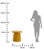 Minimalist Otto1 Yellow Side Table