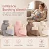 1000/2000ml Warm Water Bag Plush Cover Water-filling Hot-water Bag Foot Warmer Hot Water Bag  Home