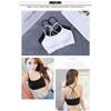 Women's Solid Color Corset Style Tank Top Sports Bra with Beauty Back Design