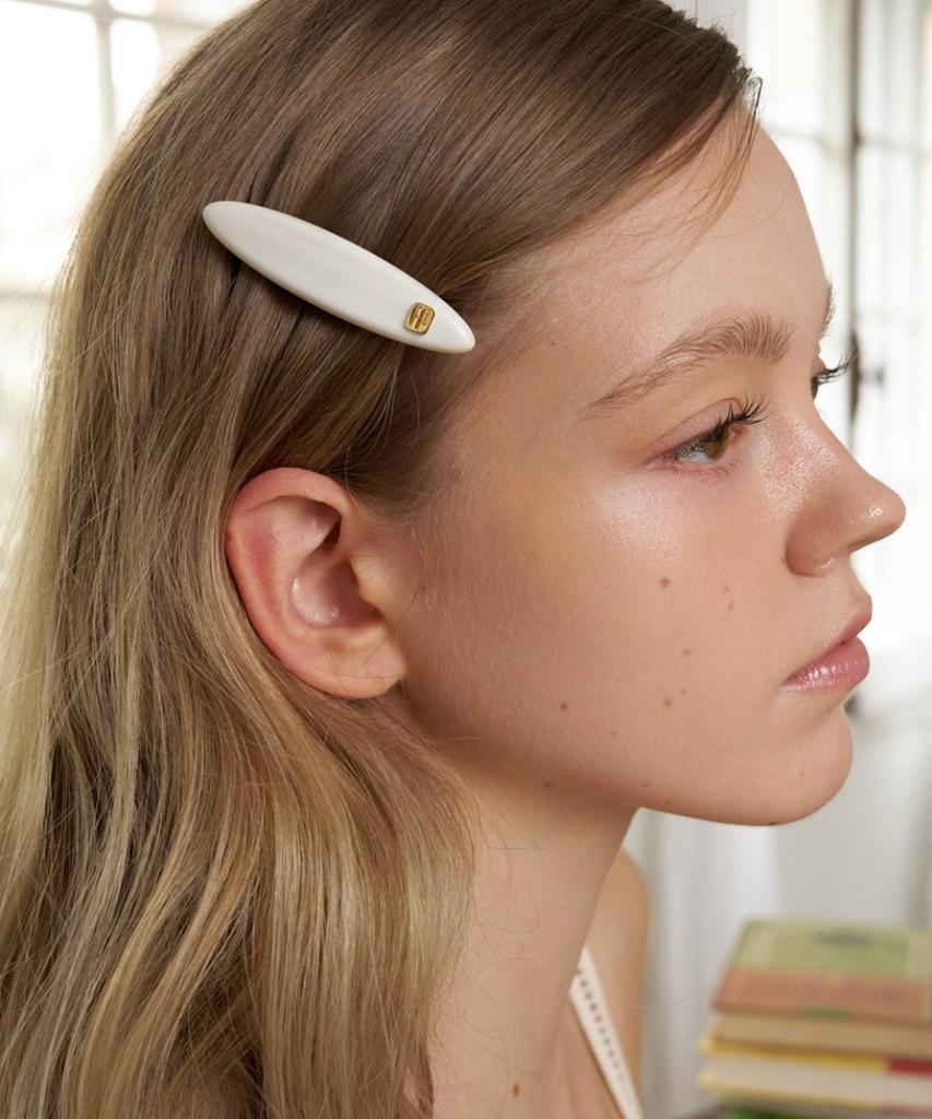 Fantastic Planet Flat Ellipse Hair Pin (2Colors)