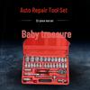 32-Piece Auto Repair Socket and Ratchet Wrench Set