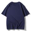 Summer Men's and Women's New Printed Pure Cotton Round Neck T-shirt Shoulder Down Style T-shirt