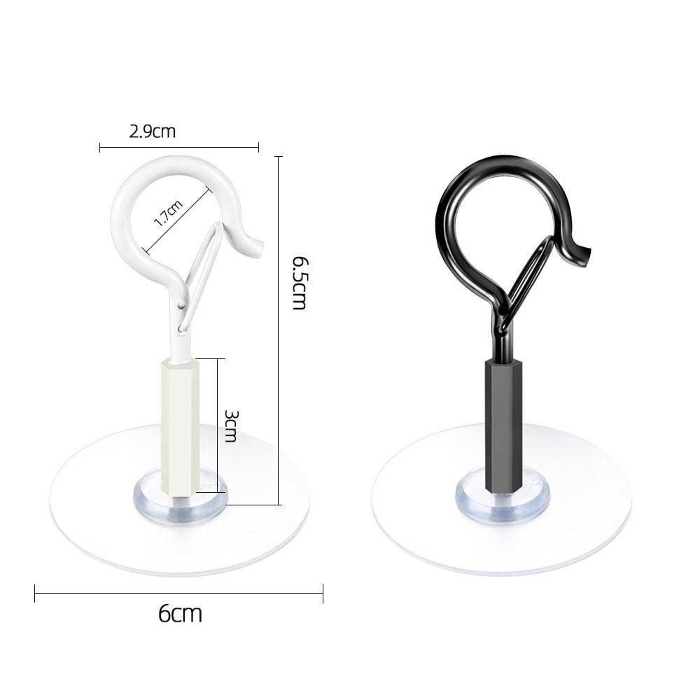 2ks Samolepicí stropní háčky Bez vrtání Lepicí očkové háčky Multifunkční nástěnné háčky LED světlo