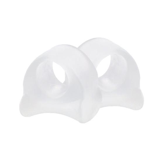 2PCS Toe Separator, Soft SEBS Big Toe Spacers, Comfortable Daily Wear Unisex Toe Spacers, Foot Care for Overlapping Toes And Bunion Correction M